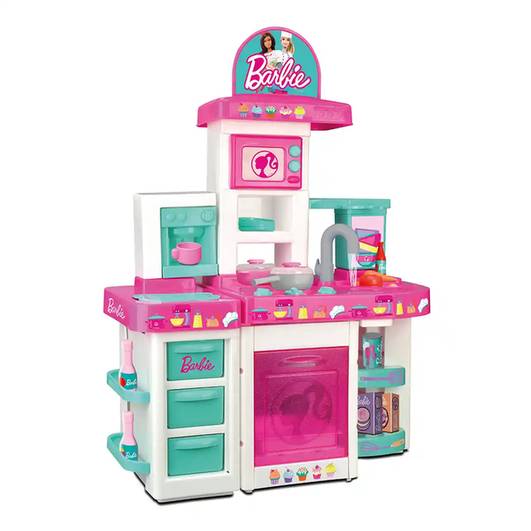 Barbie Large Kitchen Playset with Light and Sound