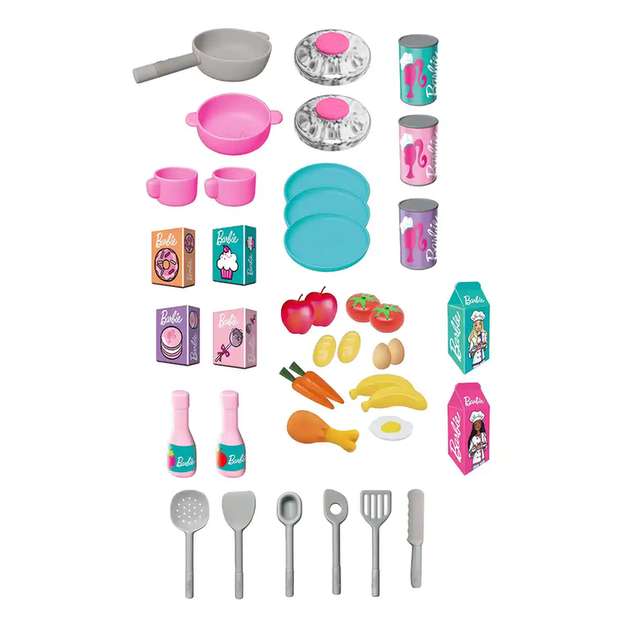 Barbie Large Kitchen Playset with Light and Sound