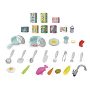 Fisher Price Kids Kitchen Playset, 32 Accessories