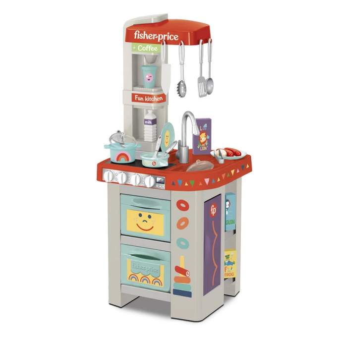 Fisher Price Kids Kitchen Playset, 32 Accessories
