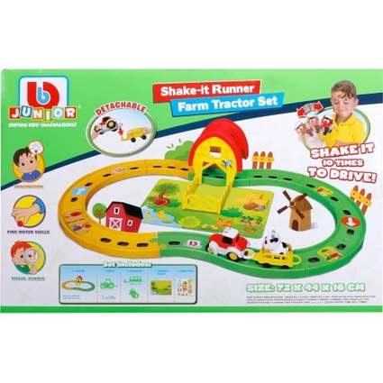 BB Junior Shake It Runner Farm Tractor with Trailer