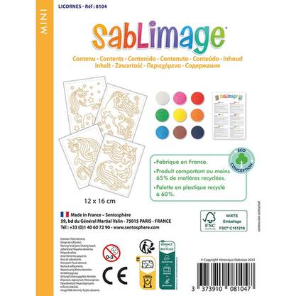 Sablimage Mini Sand Art Kit, Unicorns