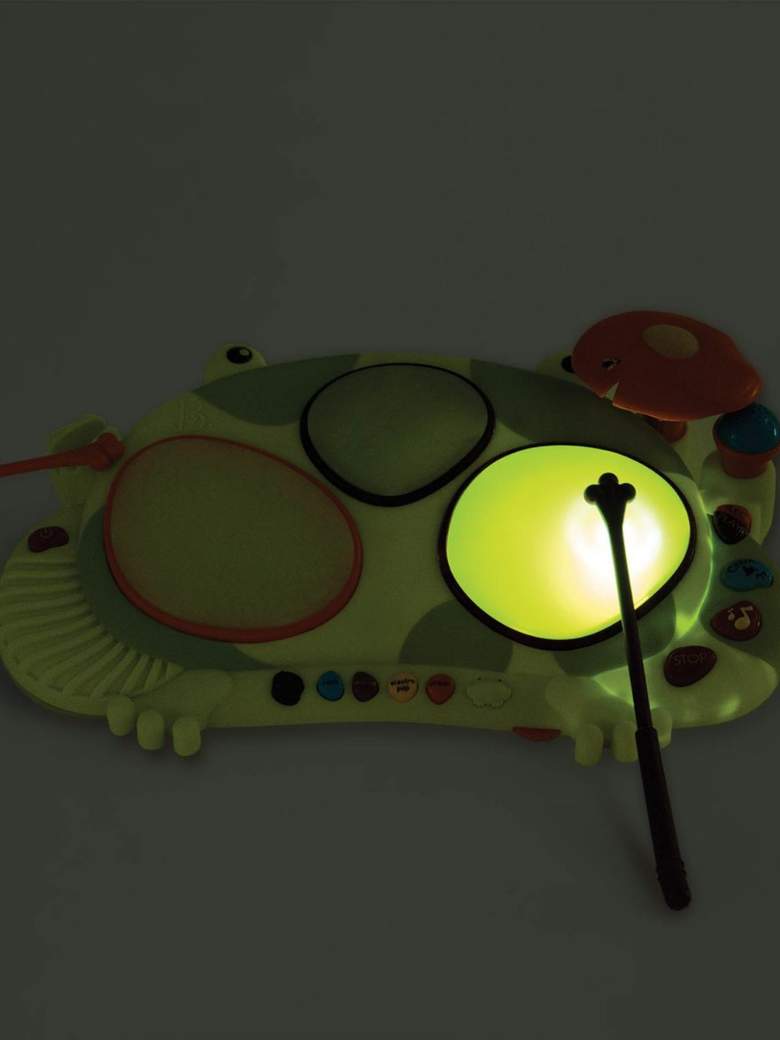 B. toys Frog Drum Set with Lights and Microphone
