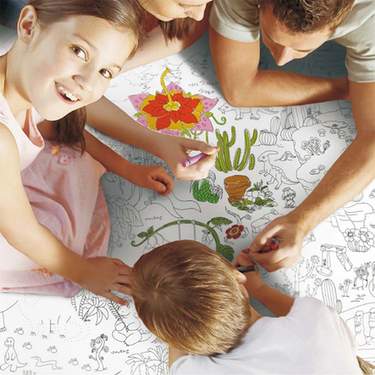 Jar Melo Super Painter Giant Coloring Poster, The World
