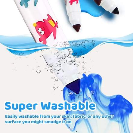 Jar Melo Baby Roo Washable Markers, 24 Colors