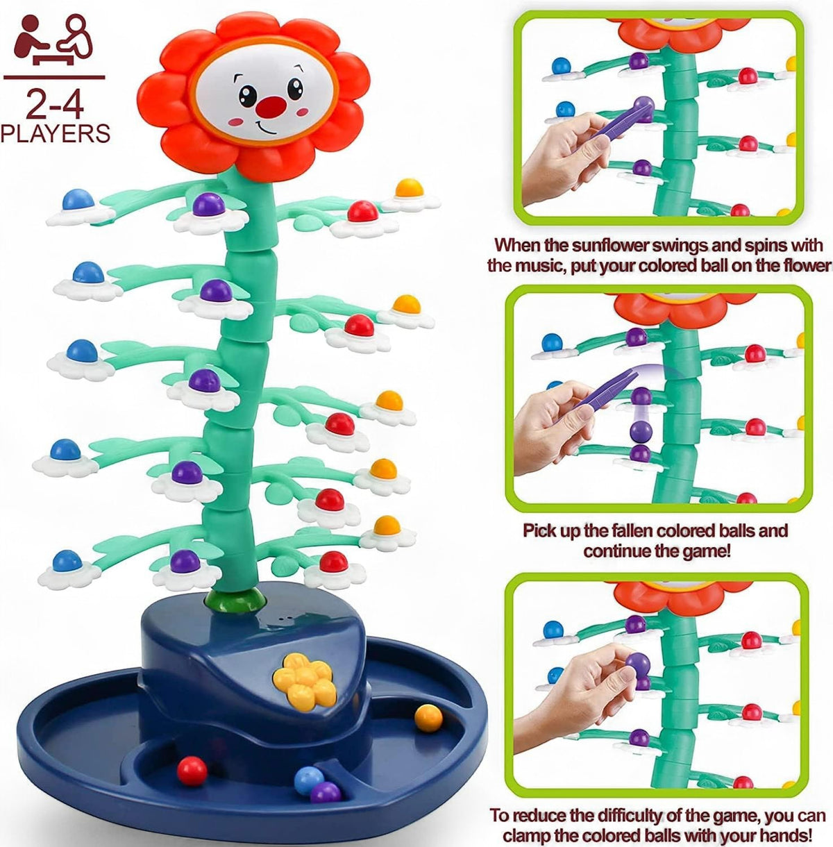 Musical Dancing And Crawling Sunflower Game