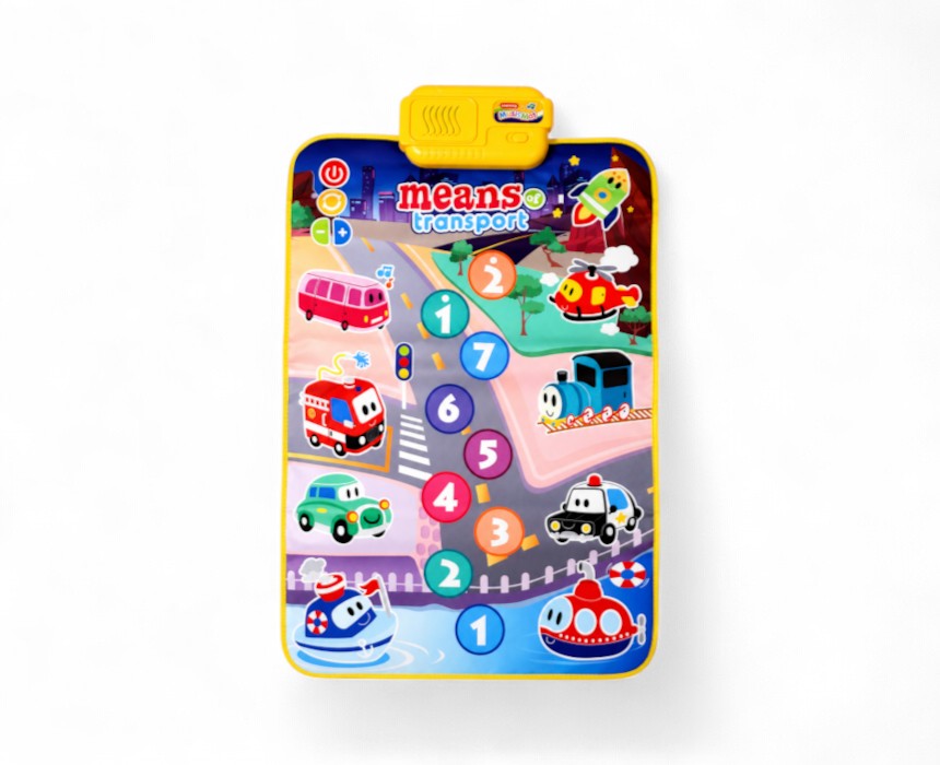 Musical Transportation Activity Mat for Babies