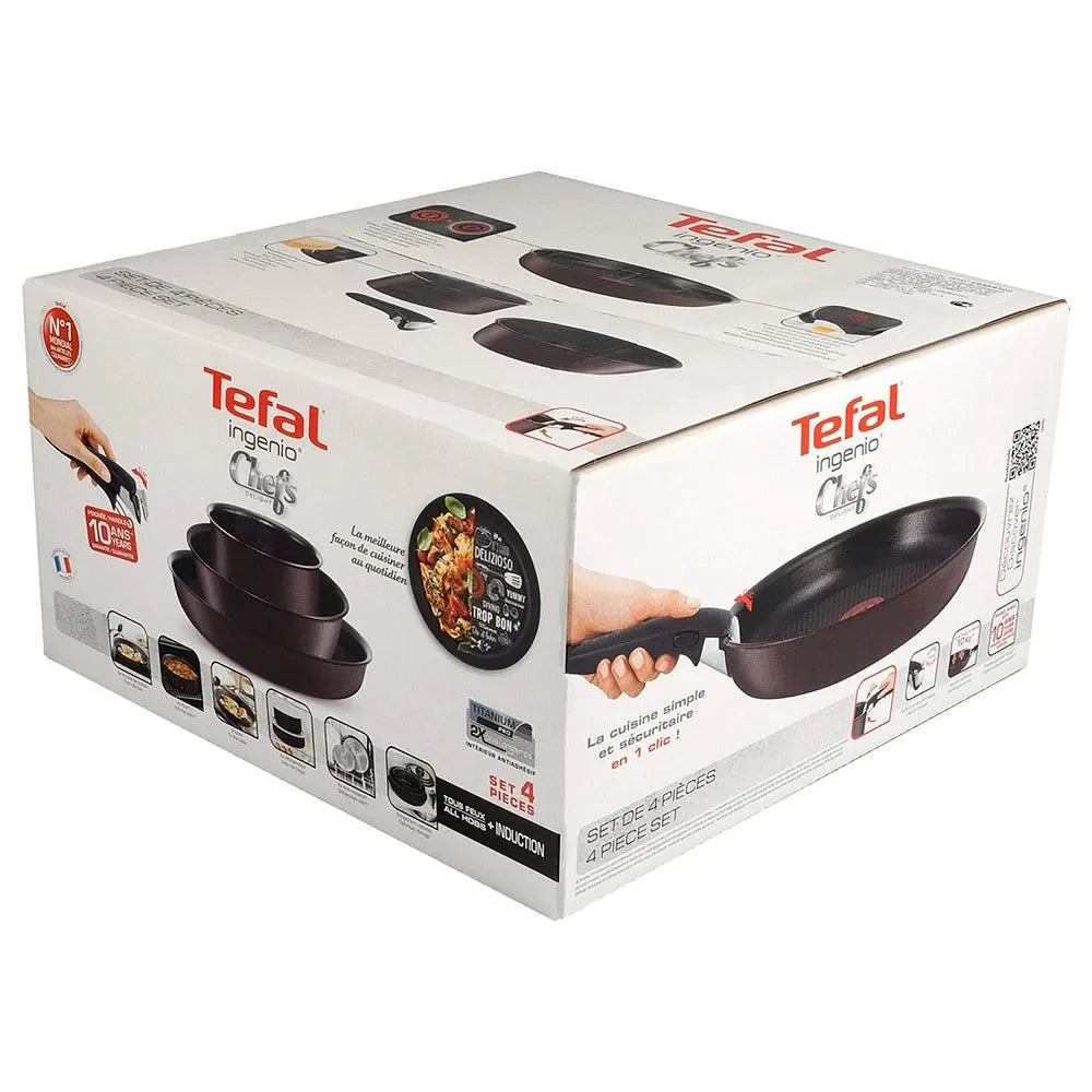Ingenio Chef’s Delight Set of 4 Pieces Induction Cooking Set Ingenio Chef’s Delight Set of 4 Pieces Induction Ingenio Chef’s Delight Set of 4 Pieces Induction Tefal