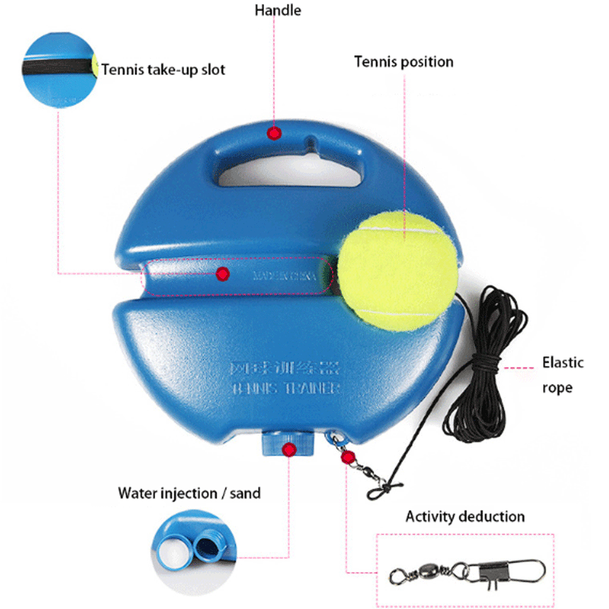 Tennis Solo-Training Ball Set