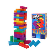 Colorful Tetris Jenga Block Stacking Game 47 Pieces