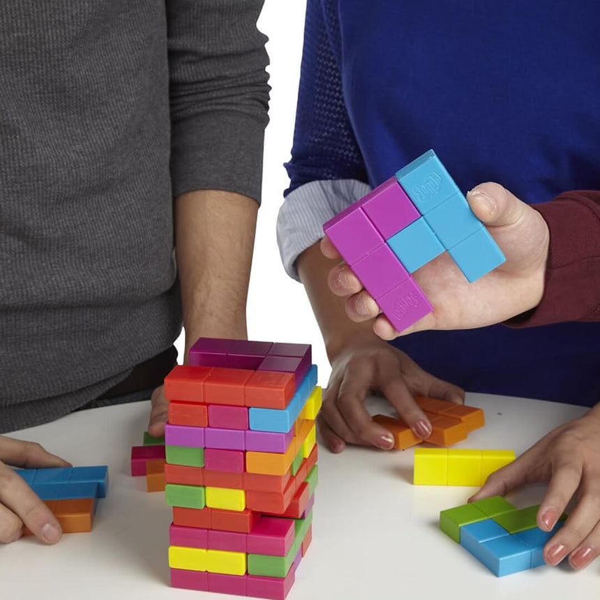 Colorful Tetris Jenga Block Stacking Game 47 Pieces