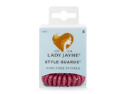 Lady Jayne Style Guards Maroon Kink Free Spirals 4 Pieces