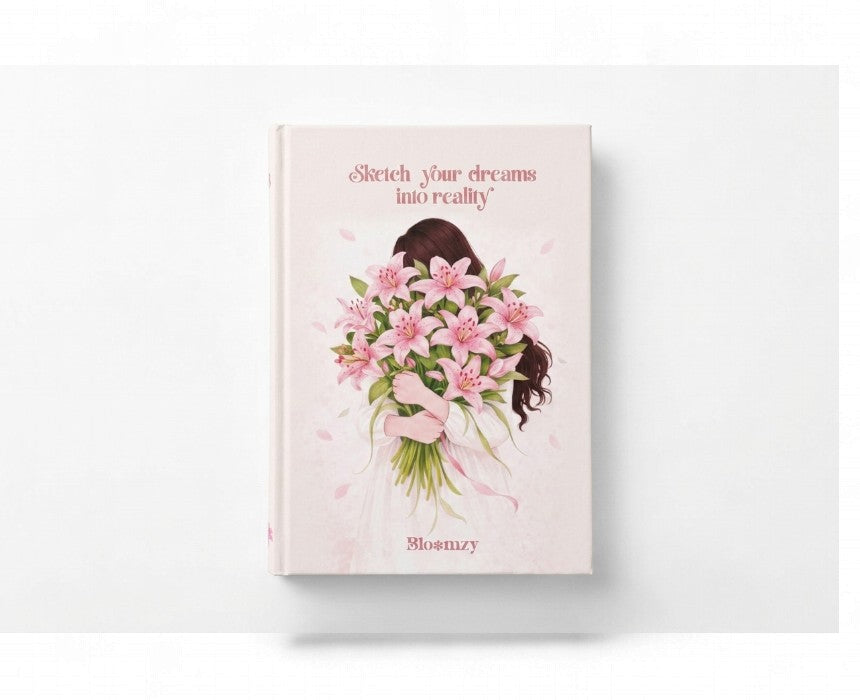 The Bloomzy A5 Sketchbook The Lily Collection