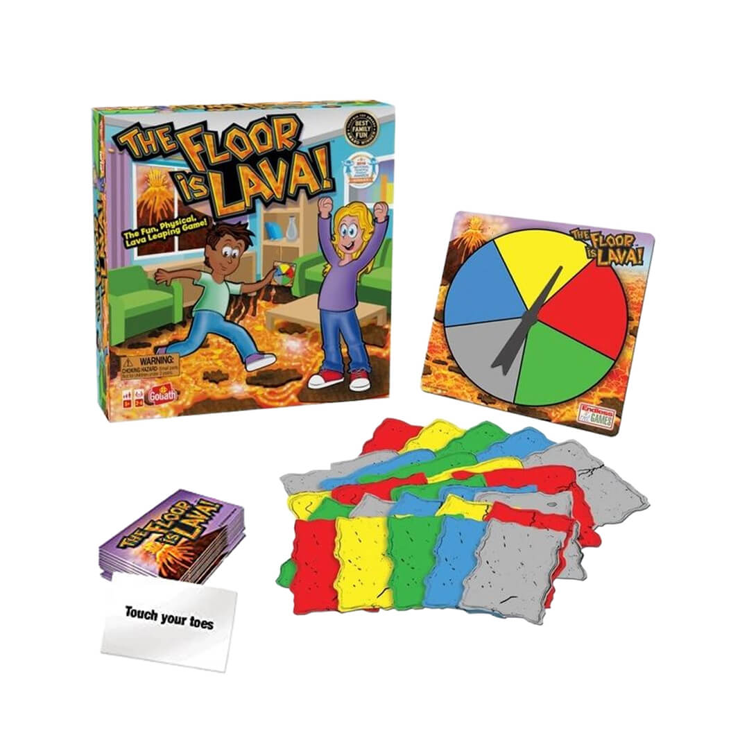 The Floor Is Lava active family game for kids age 5+