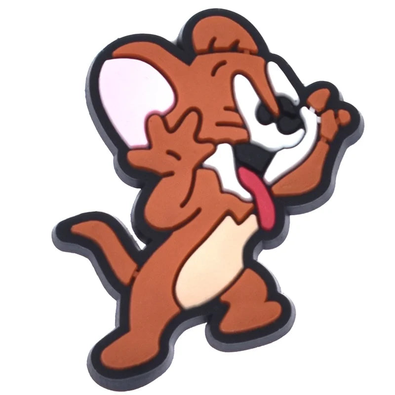 Tom and Jerry Croc Pins