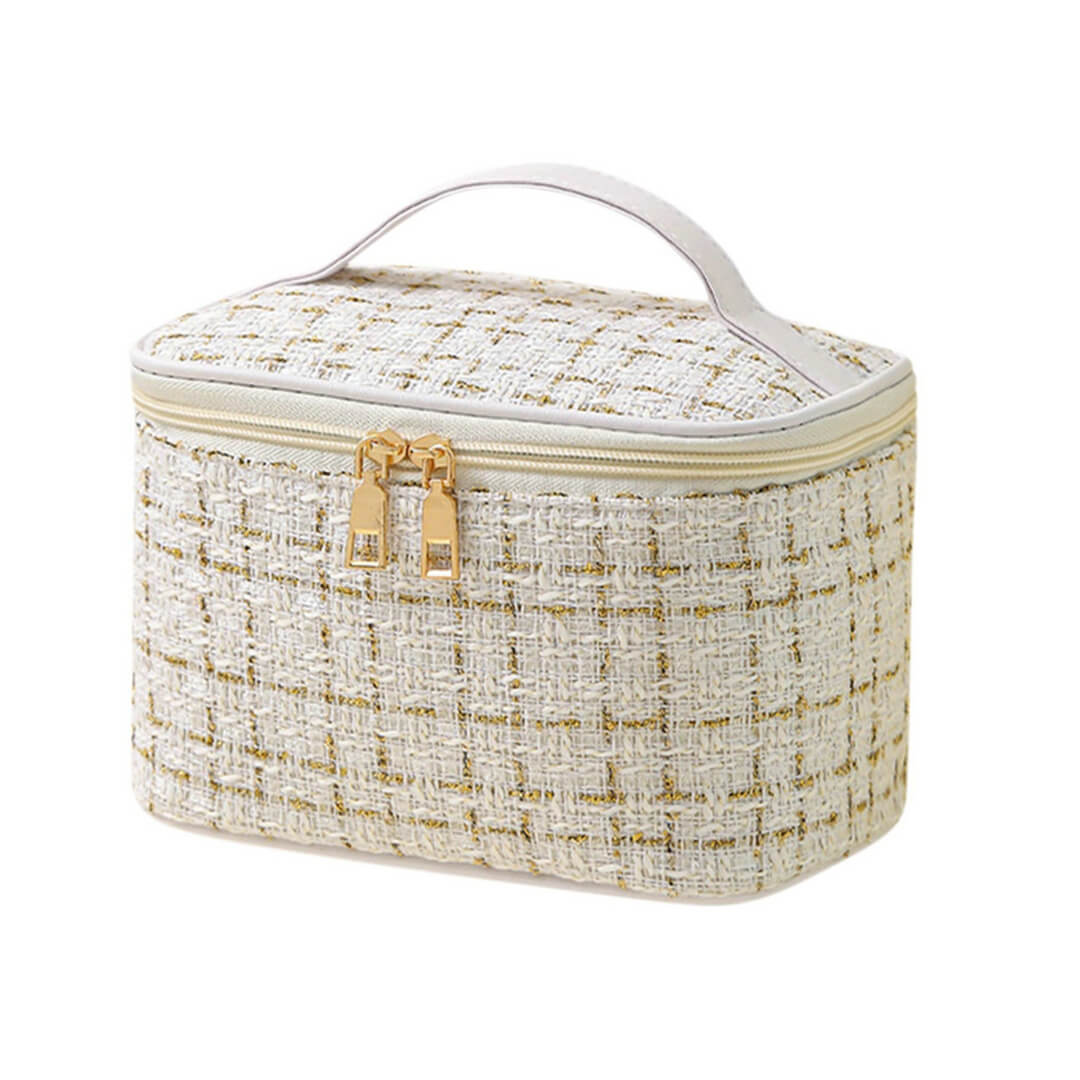 Waterproof Travel Cosmetic Bag white