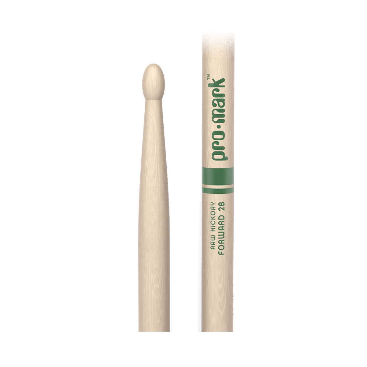 Promark TXR2BW 2B Forward raw drumsticks