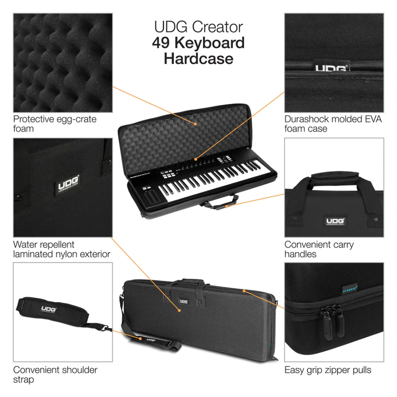 Udg Creator 49 Key Keyboard Hardcase