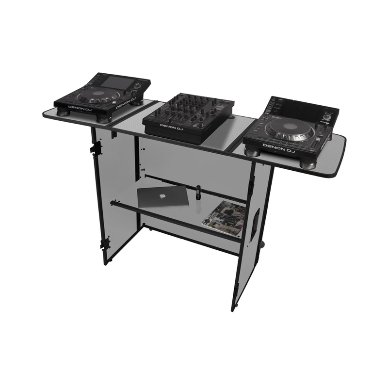 UDG Ultimate Fold Out DJ Table MK2 Plus (Wheels), White