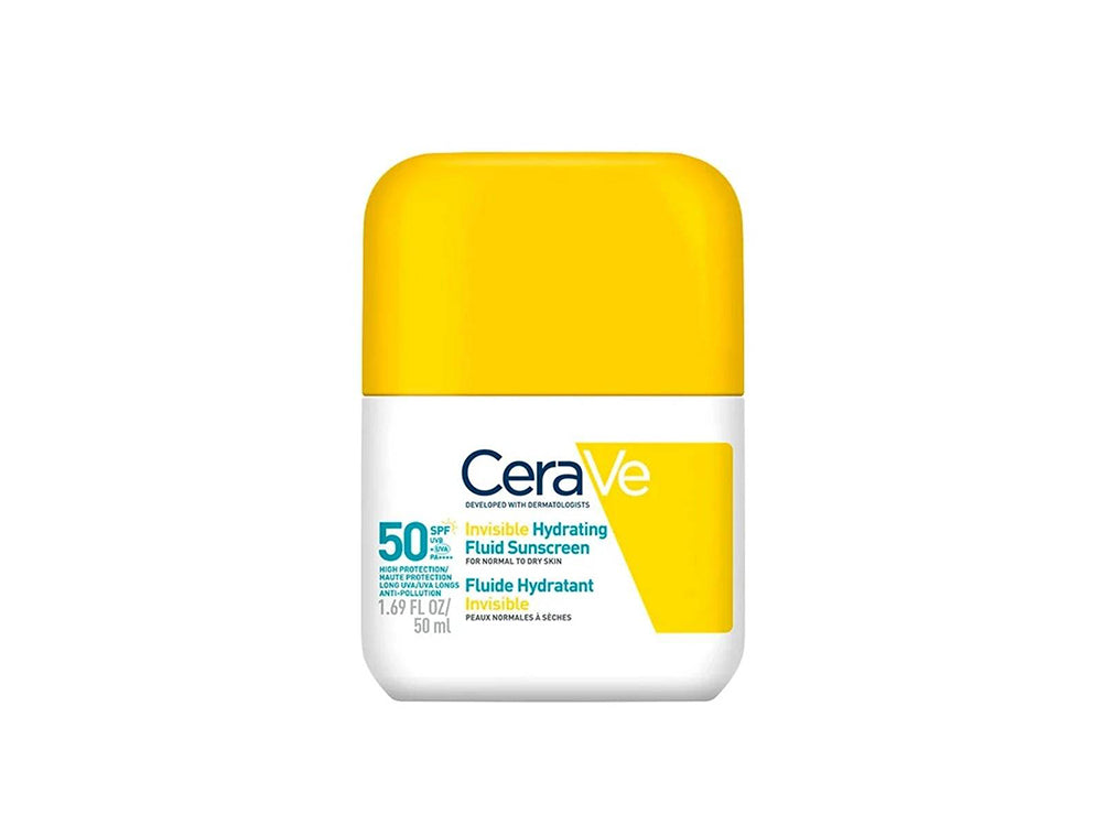 Cerave Invisible Hydrating Fluid Sunscreen Spf50+ 50 mL