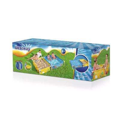 My First Frame Pool And Sandpit 213x122x30.5cm Kids Inflatables My First Frame Pool And Sandpit 213x122x30.5cm My First Frame Pool And Sandpit 213x122x30.5cm Bestway