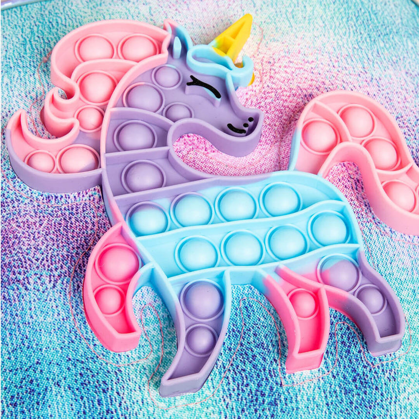 Unicorn Pop-It Backpack Set – 3 Pieces
