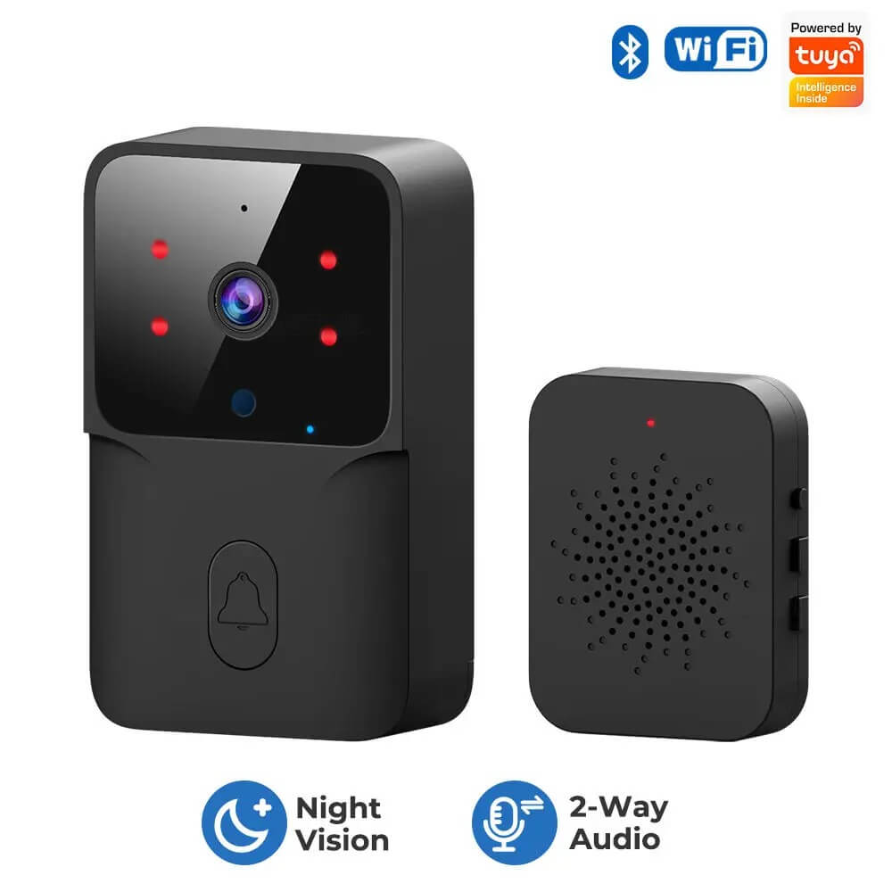 USB Receiver Night Vision Intercom Monitor Door Bell