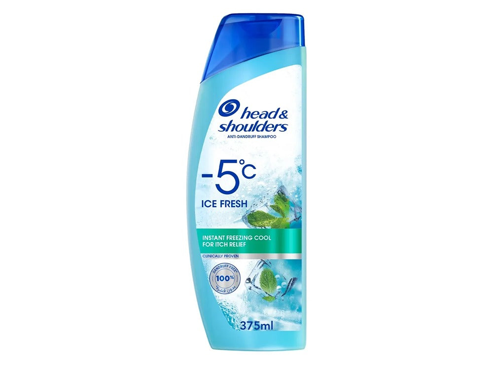 Head & Shoulders Shampoo Alaska Instant Freezing Ice Fresh 375 mL