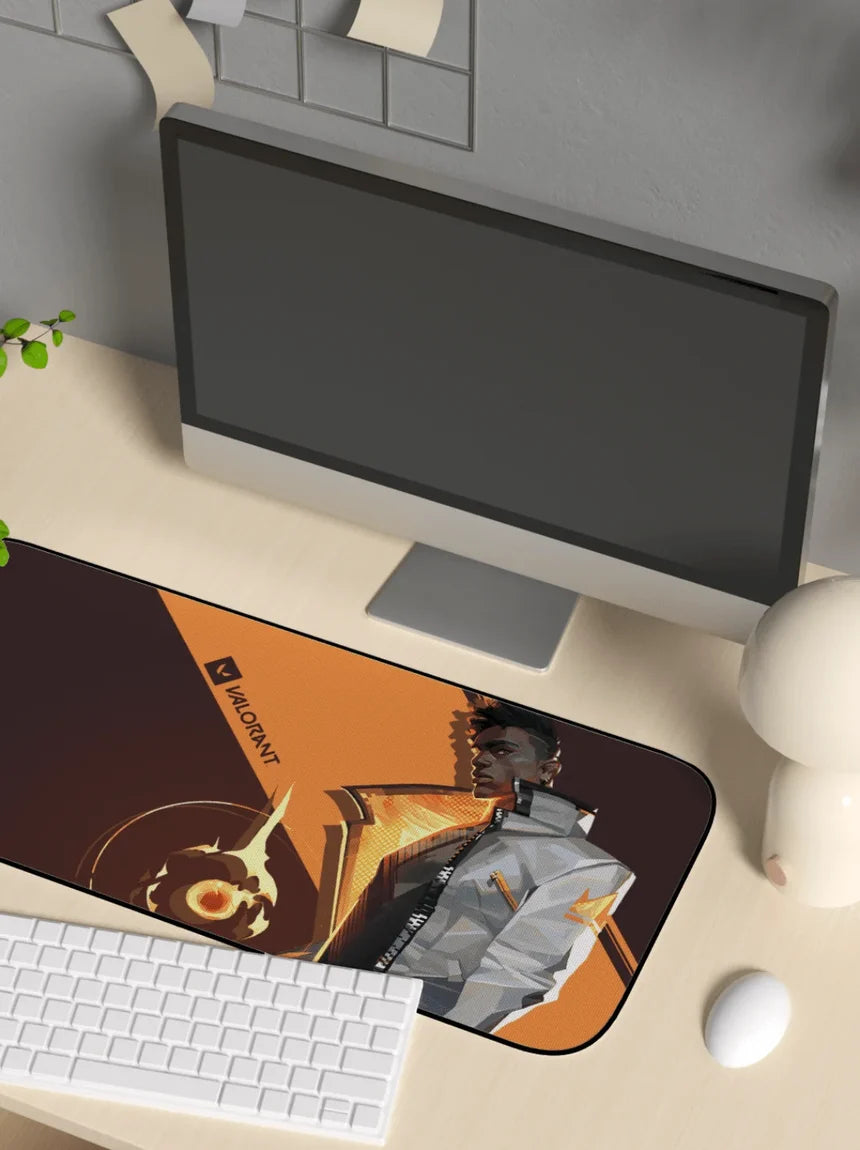 Valorant Phoenix Mousepad Size 70 by 30 cm