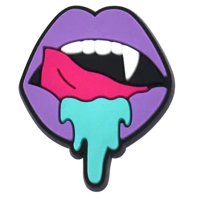 Vampire Lips Spooky Halloween Jibbitz Croc Charms -  Crocs