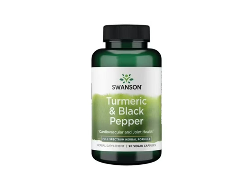 Swanson Turmeric & Black Pepper 600mg 90 Capsules