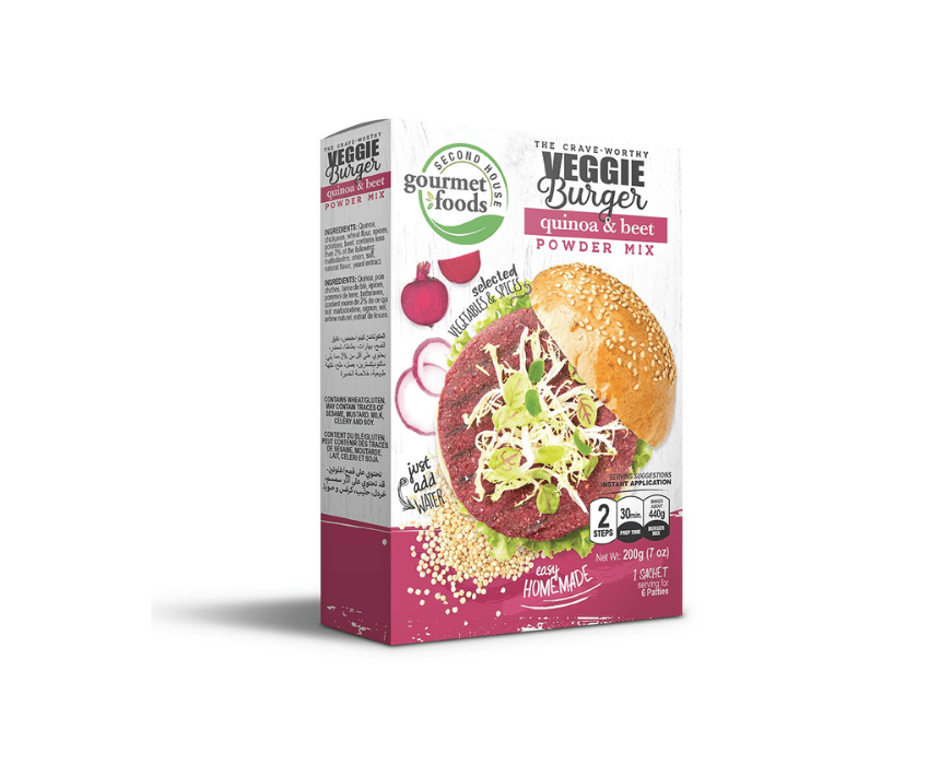 Veggie Burger - Quinoa and Beet