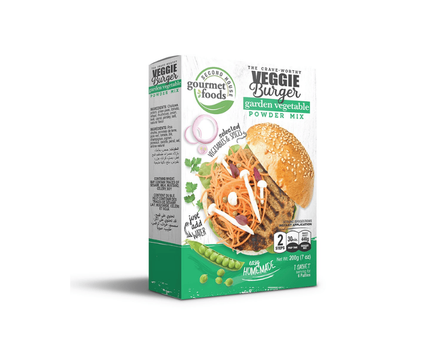 Veggie Burger Garden Vegetables