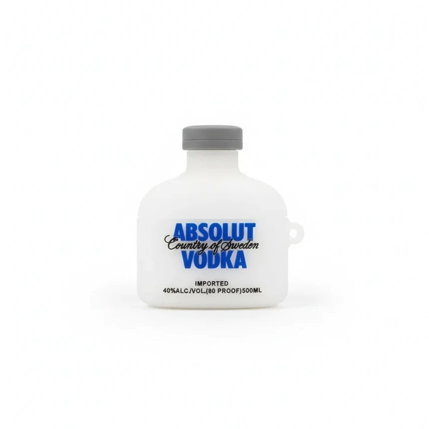Absolut Vodka bottle on a white background