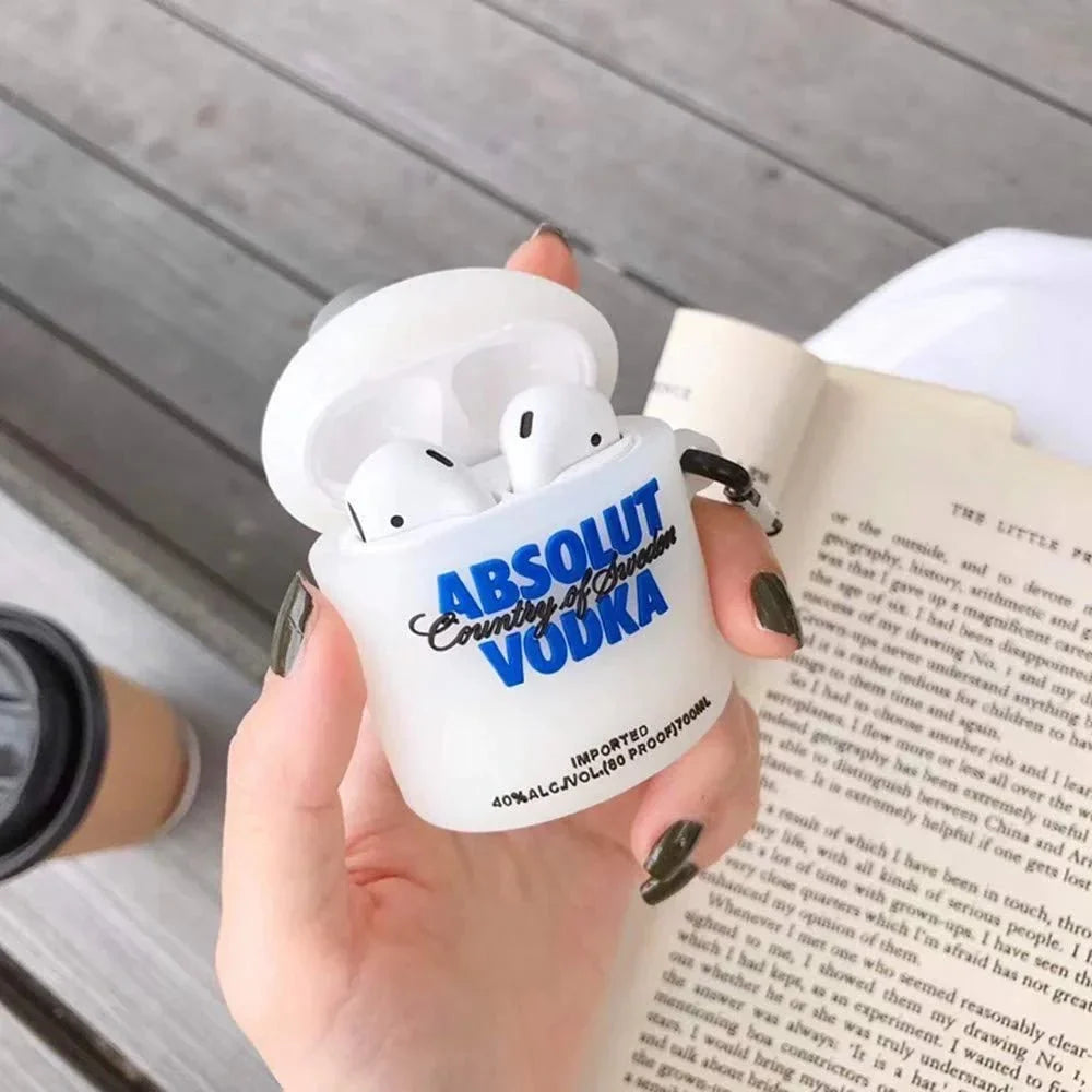 Vodka Bottle Airpods Case