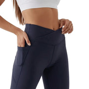 V-Belt Sports Leggings Navy Dark Blue