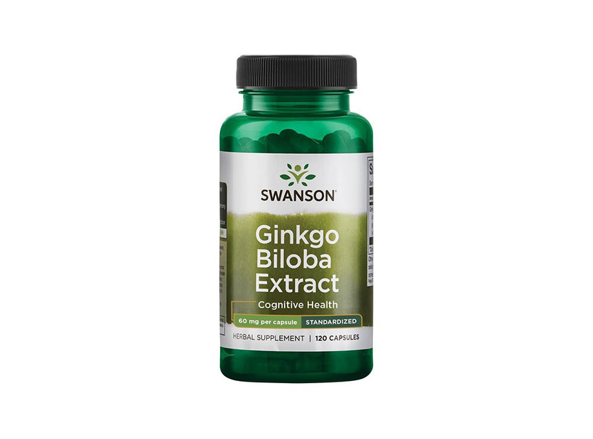 Swanson Ginkgo Biloba Extract 60 mg 120 Tablets