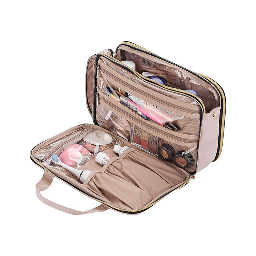 Lightweight makeup organizer for suitcase packing