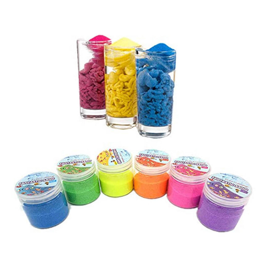 Non-toxic waterproof magic sand kit for children aged 4–10