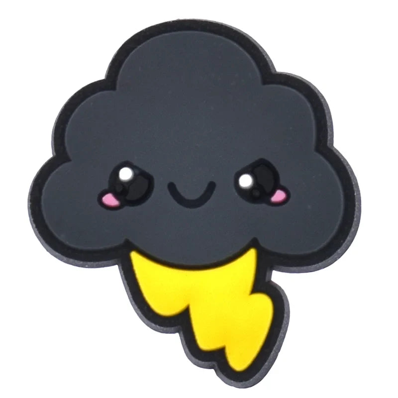 Weather Sunny Stormy Windy Waves Tornado Croc Charms for Crocs | Jibbitz