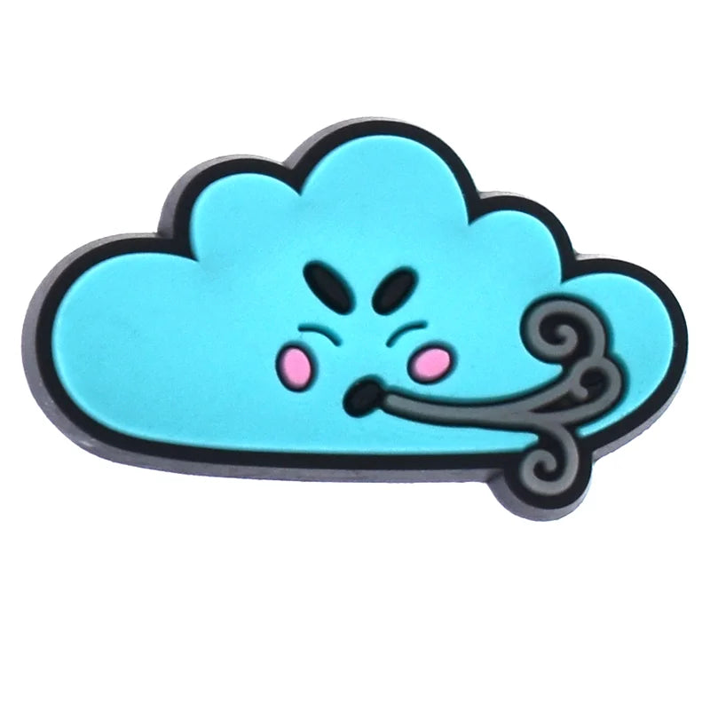 Weather Sunny Stormy Windy Waves Tornado Croc Charms for Crocs | Jibbitz