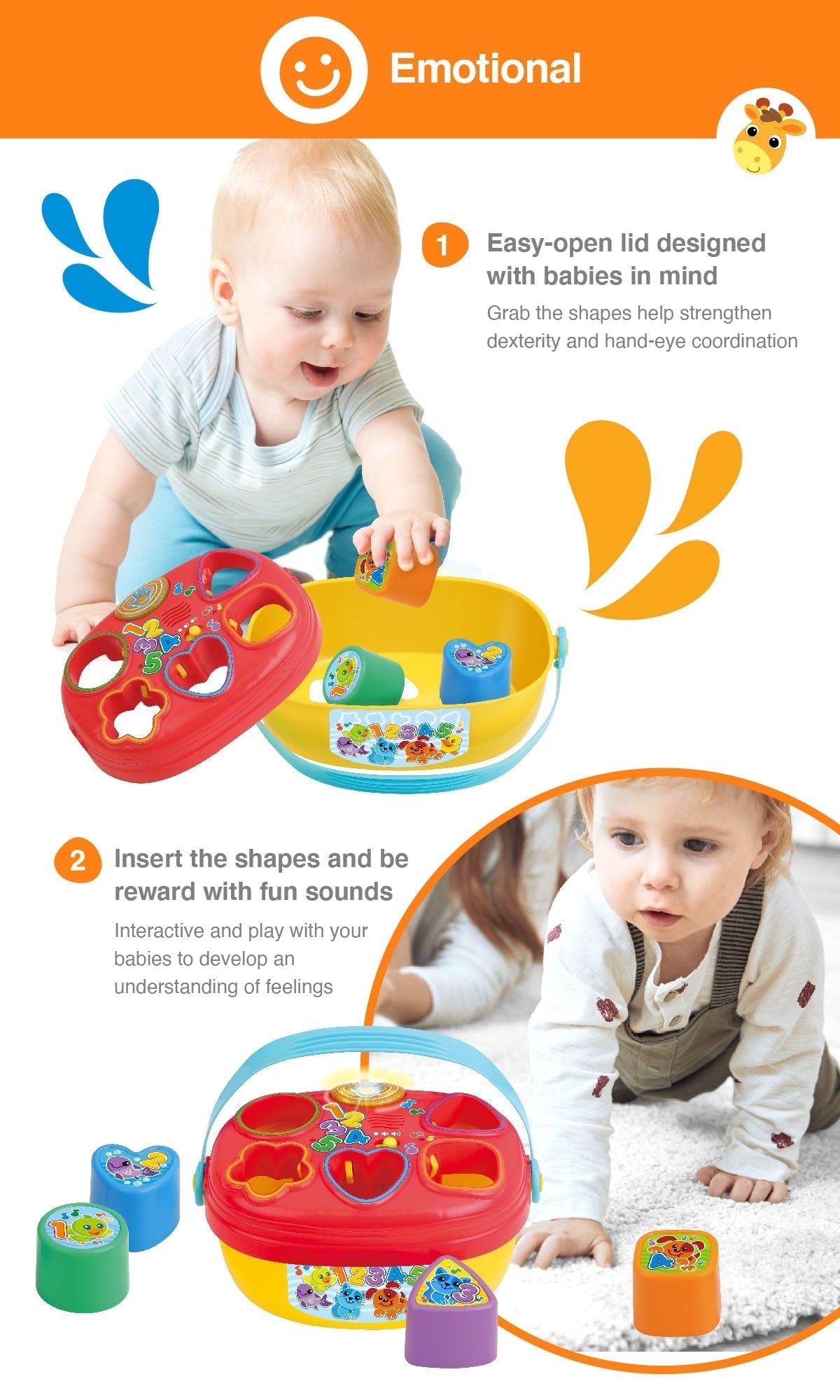 Giggle 'N Learn Electronic Shape Sorter Toddler's Toys Giggle 'N Learn Electronic Shape Sorter Giggle 'N Learn Electronic Shape Sorter WinFun