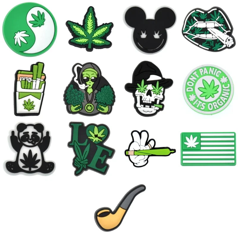 Weed Marijuana Croc Charms for Crocs | Jibbitz