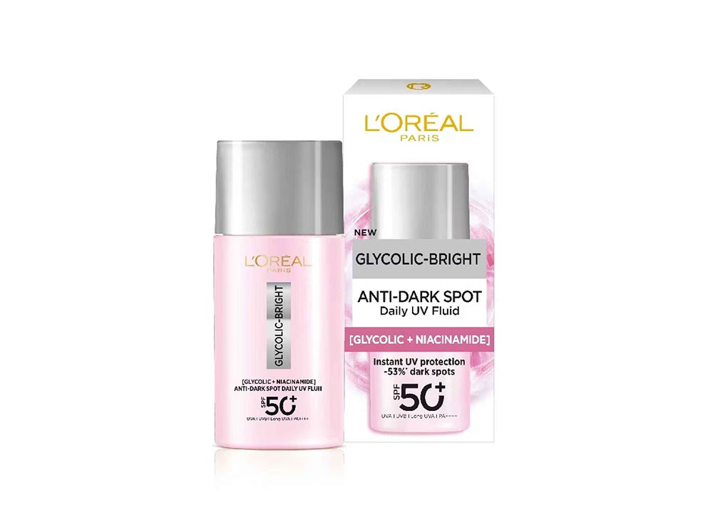 L'Oreal Glycolic Bright Sunscreen Fluid SPF 50 50 ml