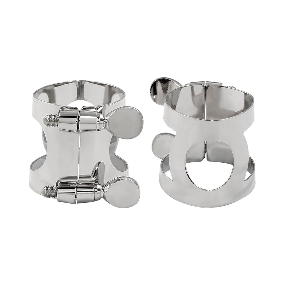 Wisemann Metal Ligature For Clarinet Silver Finish