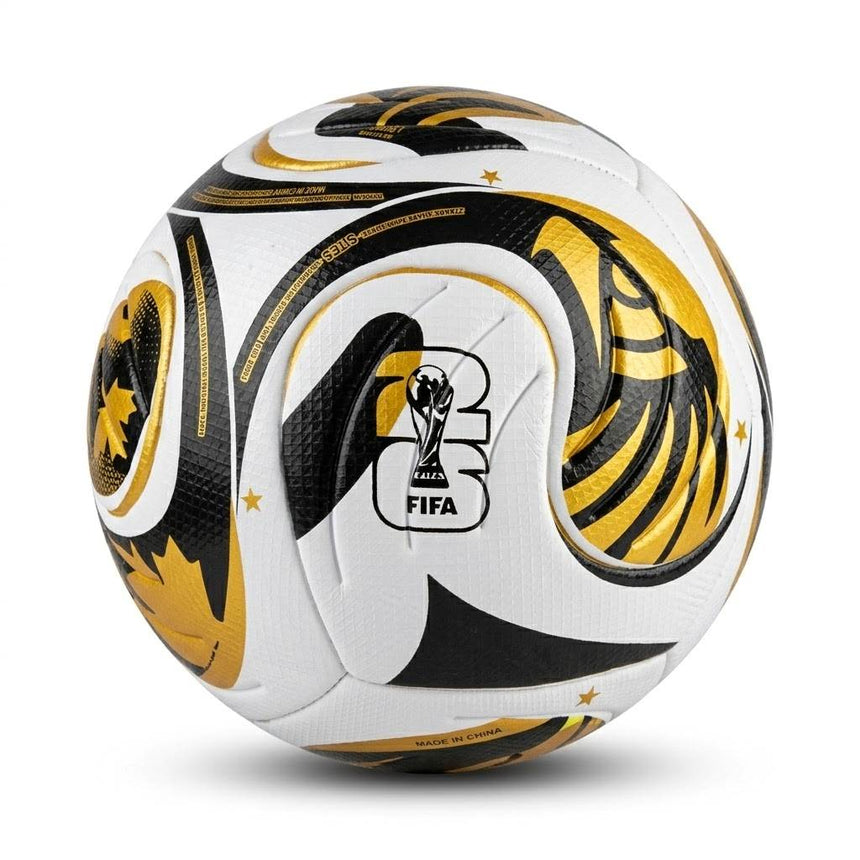 Football Soccer Ball Size 5 World Cup Finals 2026 Gold