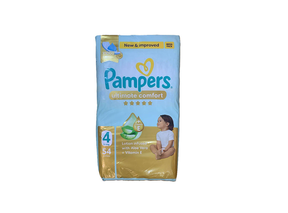 Pampers Ultimate Comfort 4 (9-14Kg) 54 pieces