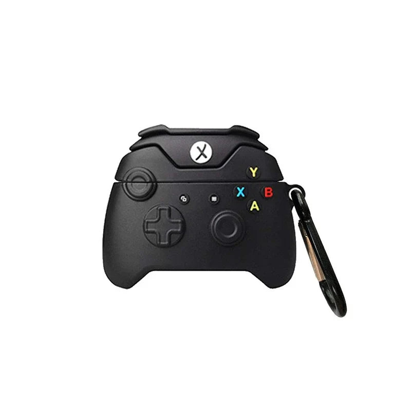 Black gaming controller case with Xbox logo on a white background