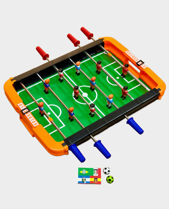 XC Toys tabletop soccer foosball game with flag stickers