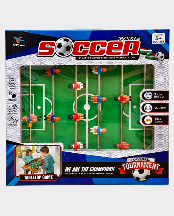 XC Toys tabletop soccer game package front age 5 plus